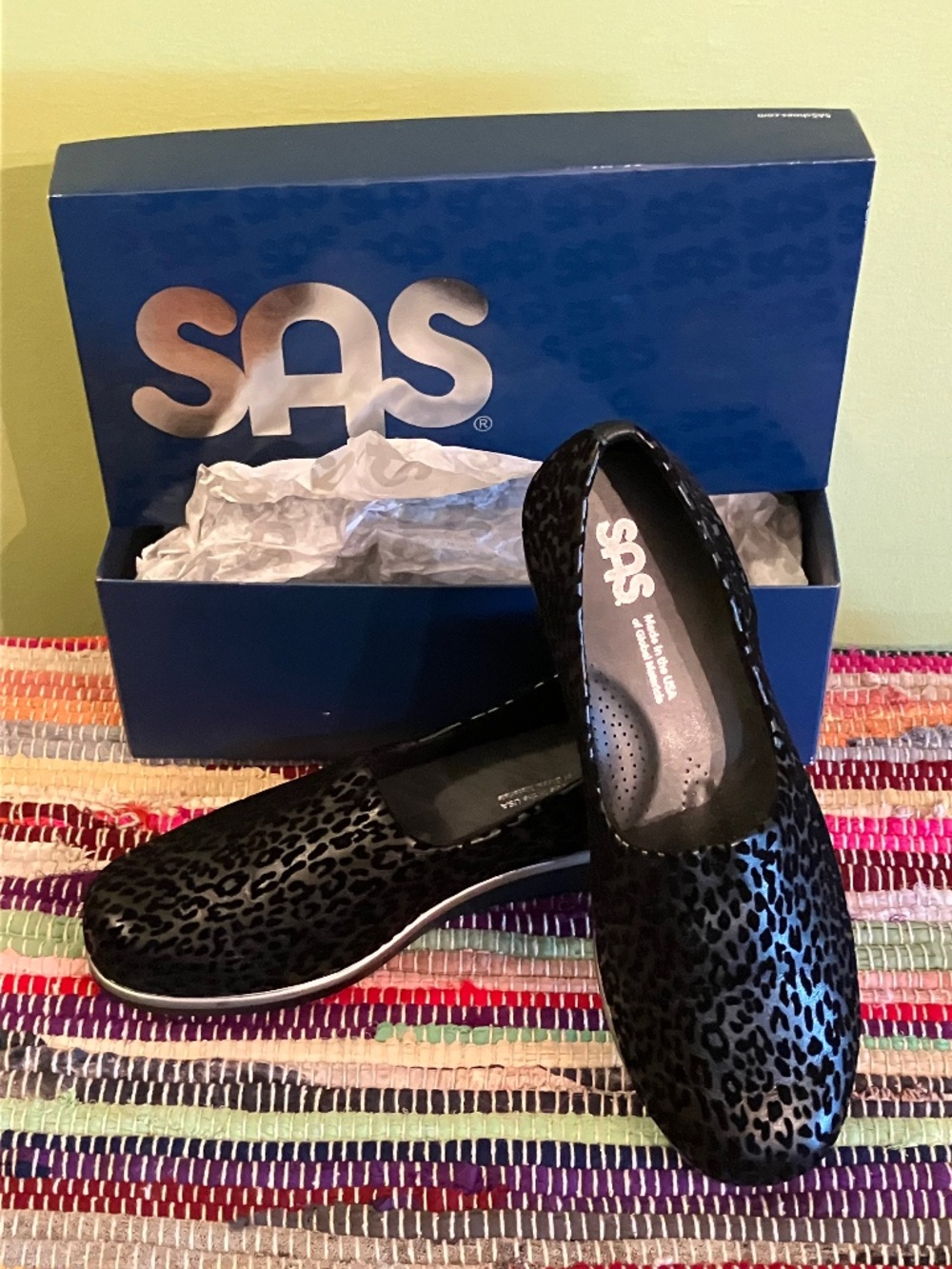 SAS Bliss Slip On Wedge (US WOMENS 9 Wide)